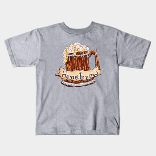 Homebrewed Tankard Kids T-Shirt